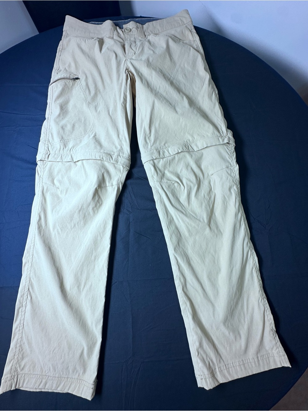 Eddie Bauer Beige Convertible Cargo Pants